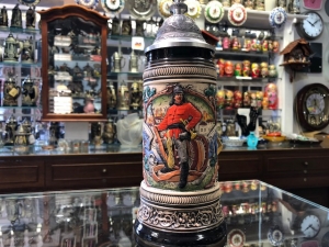 Zoeller Rustical  multi color Firefighter beer stein